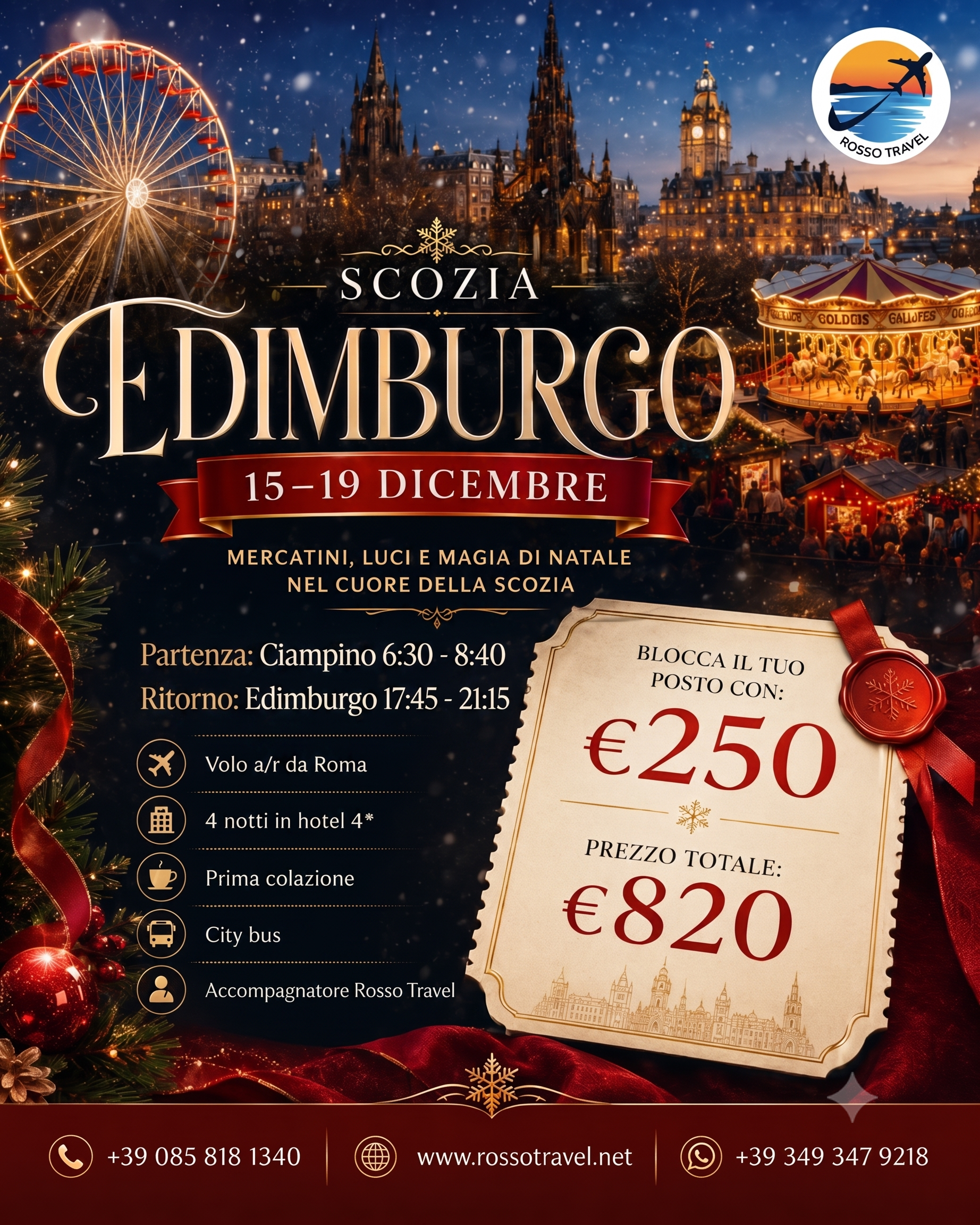 EDIMBURGO 15-19 DICEMBRE