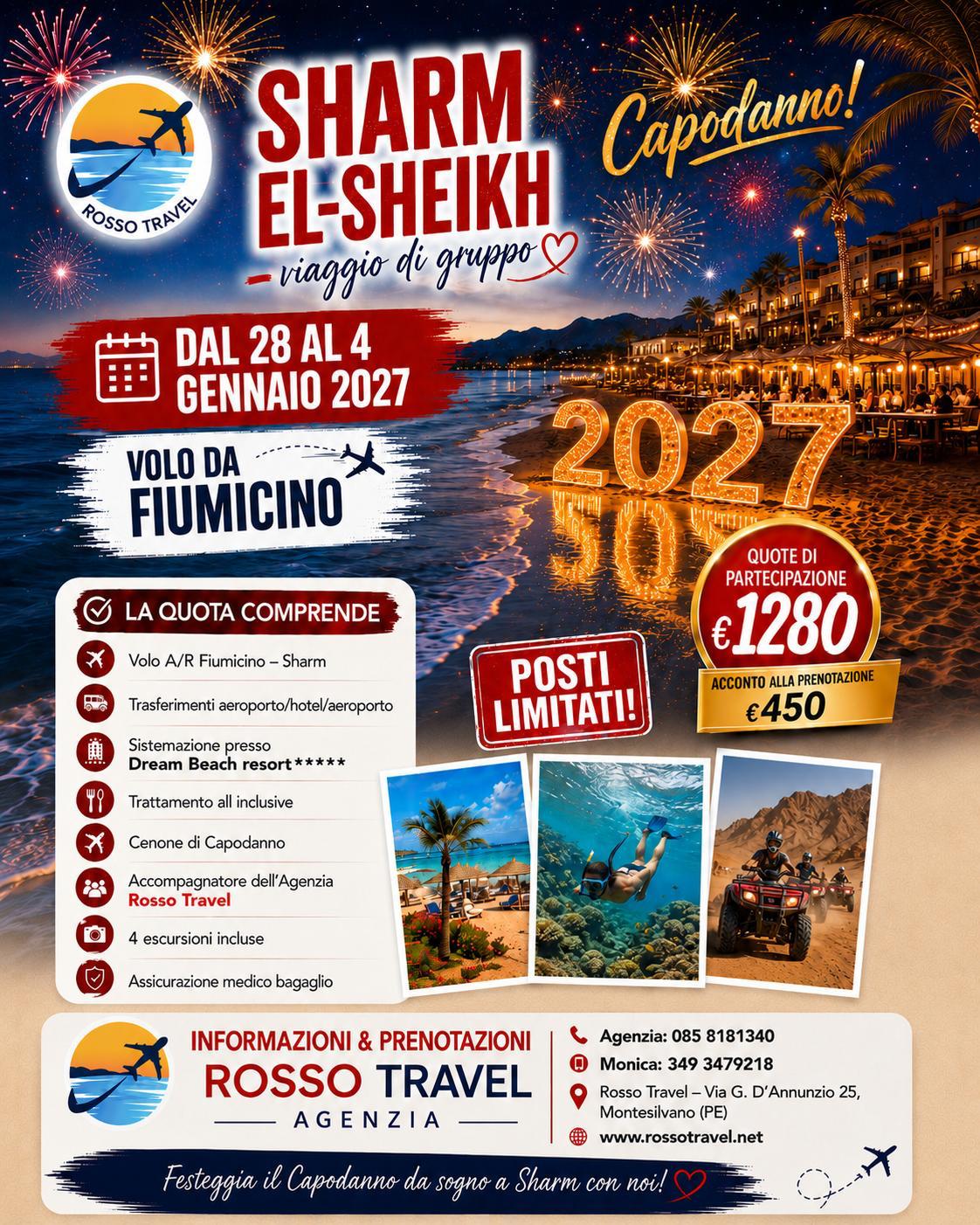 Sharm Capodanno (28-4 gennaio)