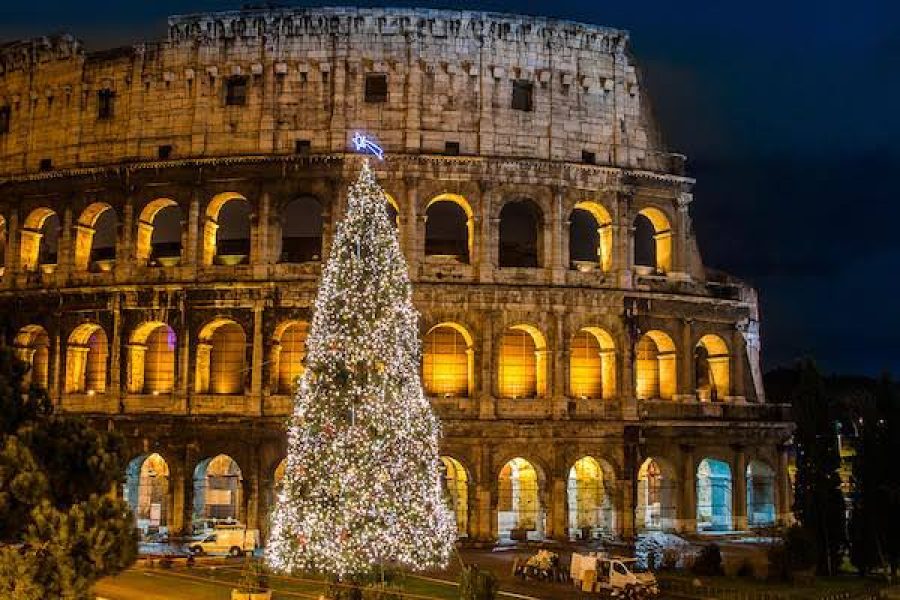 Roma – Luminarie di Natale — 8 dicembre